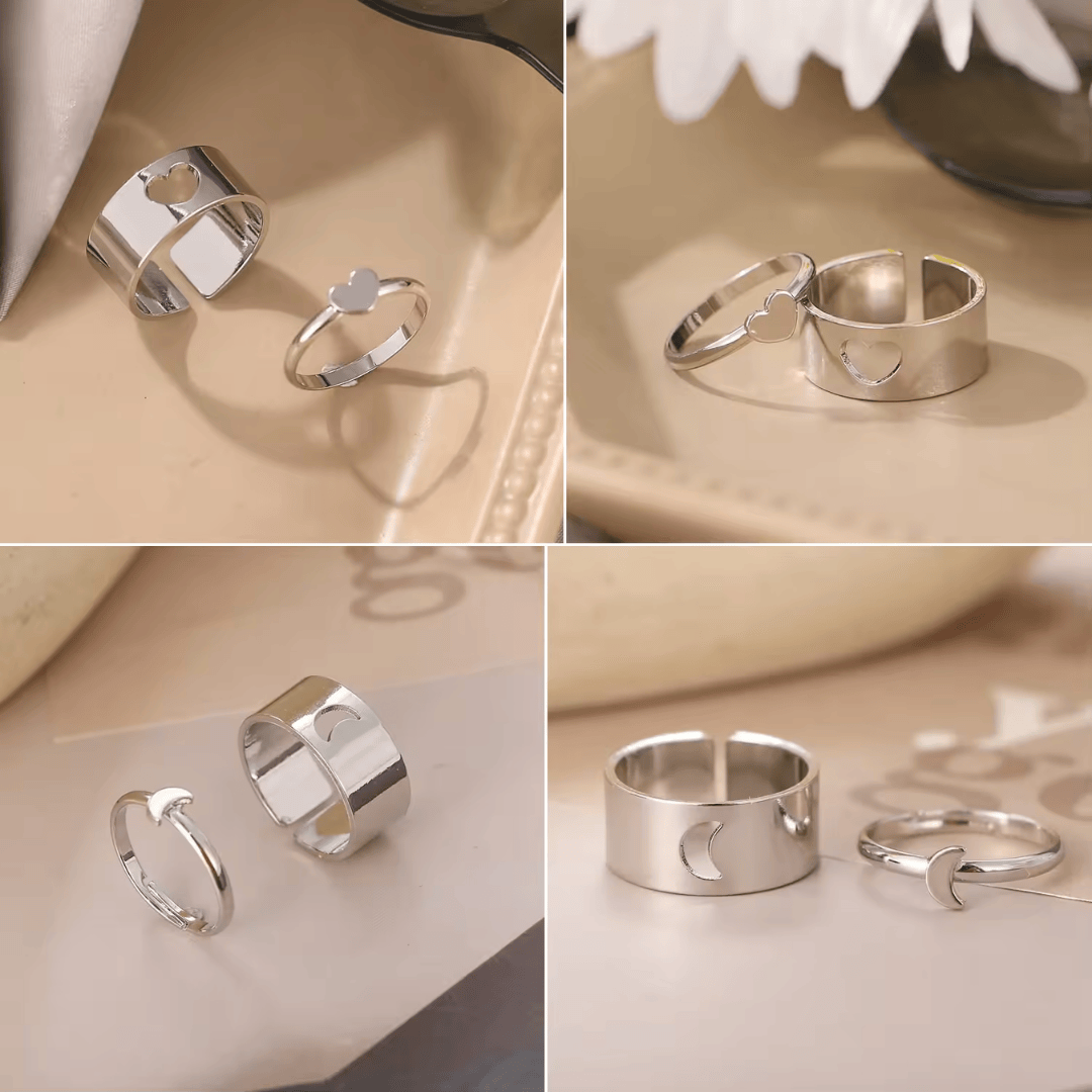 Couple ring set jewelry stainless steel 