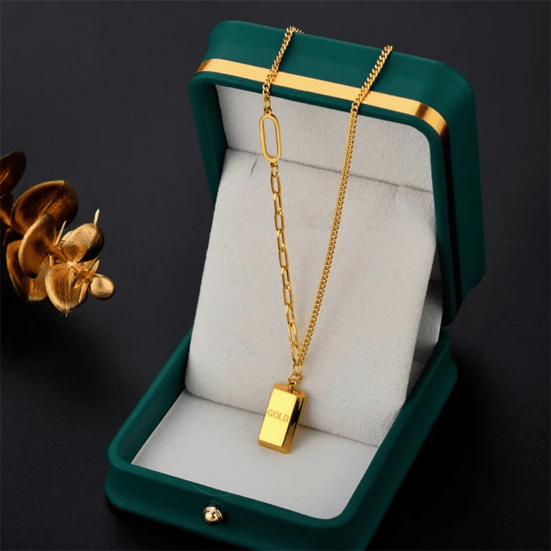 Stainless Steel Gold Color Charm Wedding Pendants Necklace For Women