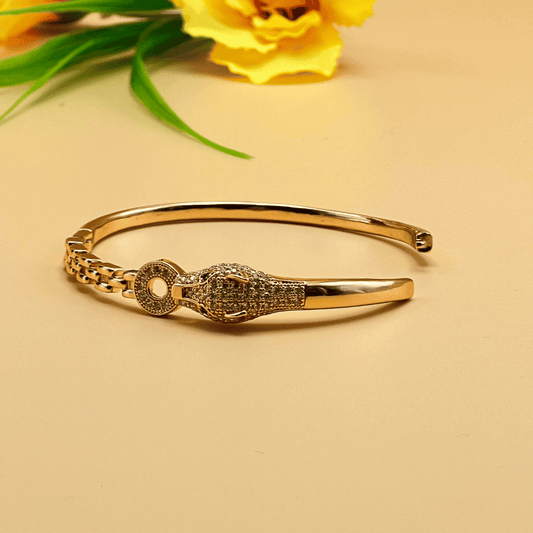 Gold-Plated Serpent Bangle Set – Elegant & Fierce (BL__30)